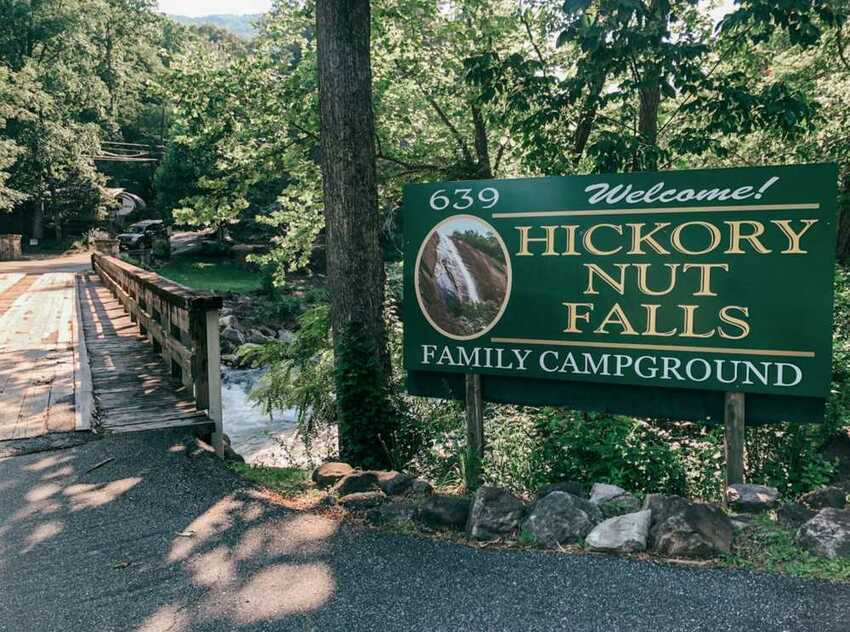 Hickory Nut Falls Family Campground Chimney Rock Nc 1