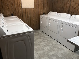 Free laundry on site for all guests!
