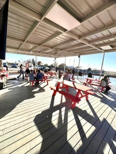 Patio is big enough for any group outing or special event.