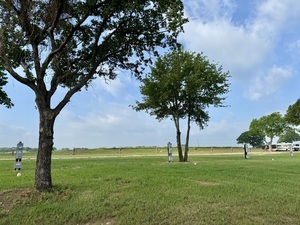 Beautiful tree shaded spaces to enjoy the great outdoors at Flying Horse RV Park.