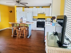 Houseboat kitchen