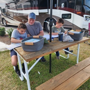 Home Schooling your kids at our RV Park.
