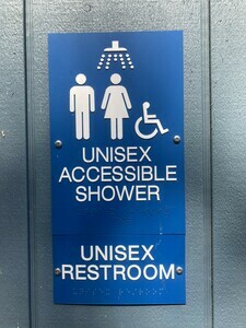 Private Unisex Accessible Shower and Restroom