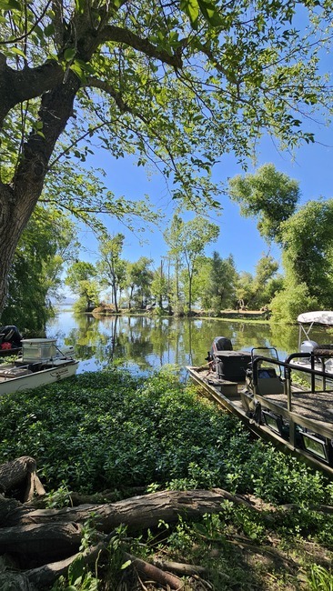 Boats In The Lagoon