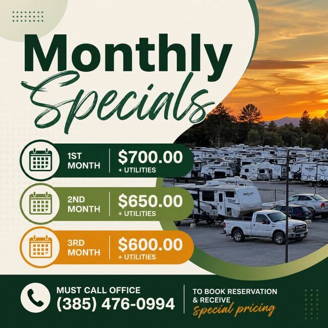 Monthly Speicals