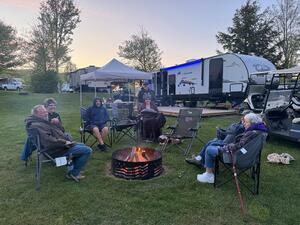 Golden Leaf Campground Camp Fire Candid