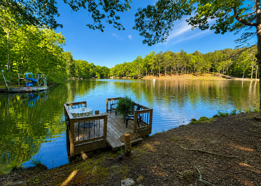 Dock Overlooking The Lake