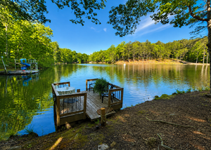 Dock Overlooking The Lake