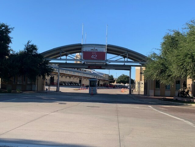 West And North Red Rv Lot Entrance